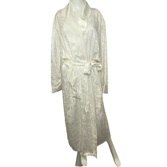 Vintage Victoria's Secret NWT Old Stock Gold Label Robe Paisley Shoulder Pads - Picture 1 of 12